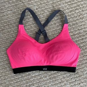 Victoria’s Secret Sports Bra Pink with breading holes (BRAND NEW)